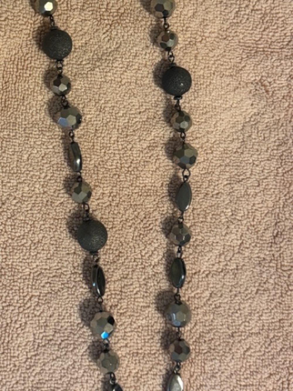 White House black market Elegant Black Beaded Long Necklace - Women's Jewelry